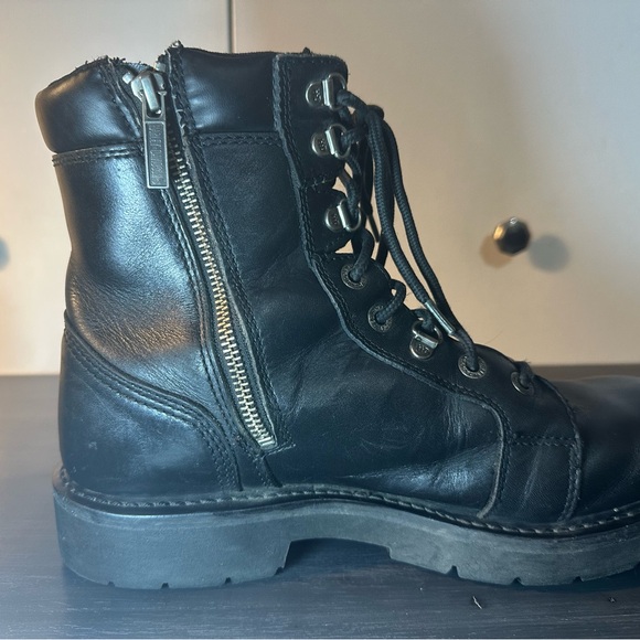 Harley-Davidson Men's Diversion Skull 6-Inch Lace-Up Motorcycle Boots - Picture 7 of 12